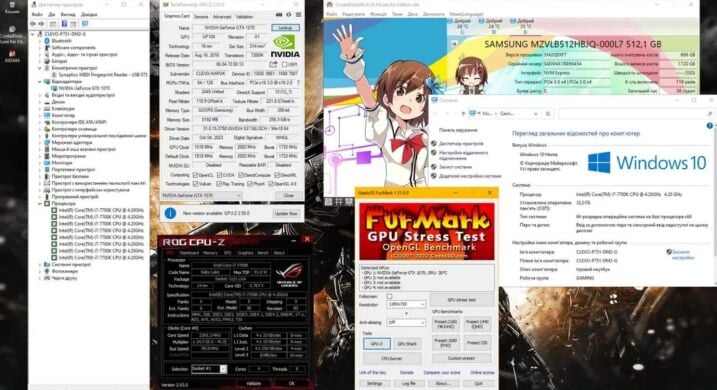 Ігровий ноутбук Clevo P751DM2-G / 15.6" (1920x1080) IPS / Intel Core i7-7700K (4 (8) ядра по 4.2 - 4.5 GHz) / 32 GB DDR4 / 512 GB SSD + 256 GB SSD + 320 GB HDD / nVidia GeForce GTX 1070, 8 GB GDDR5, 256-bit / WebCam / Win 10 Home Ігровий ноутбук Clevo P751DM2-G / 15.6" (1920x1080) IPS / Intel Core i7-7700K (4 (8) ядра по 4.2 - 4.5 GHz) / 32 GB DDR4 / 512 GB SSD + 256 GB SSD + 320 GB HDD / nVidia GeForce GTX 1070, 8 GB GDDR5, 256-bit / WebCam / Win 10 Home