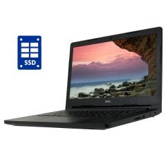 Ноутбук Б-клас Dell Latitude 3470 / 14" (1366x768) TN / Intel Core i3-6100U (2 (4) ядра по 2.3 GHz) / 8 GB DDR3 / 128 GB SSD / Intel HD Graphics 520 / WebCam / Win 10 Pro