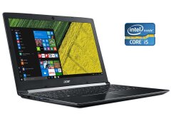 Ноутбук Acer Aspire 5 A515-51-58HD / 15.6" (1920x1080) TN / Intel Core i5-8250U (4 (8) ядра по 1.6 - 3.9 GHz) / 8 GB DDR4 / 480 GB SSD / Intel UHD Graphics 620 / WebCam / Win 10 Home