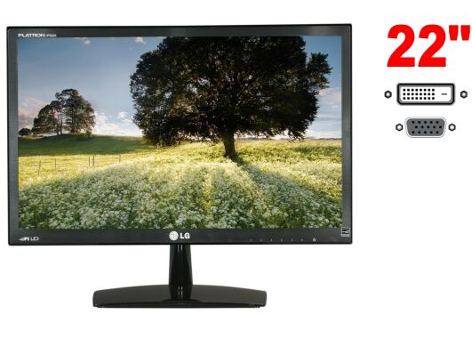 Монитор Б-класс LG IPS225T / 22" (1920x1080) IPS / 1x DVI, 1x VGA