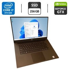Игровой ноутбук Dell XPS 9570 / 15.6" (1920x1080) IPS / Intel Core i7-8750H (6 (12) ядер по 2.2 - 4.1 GHz) / 16 GB DDR4 / 256 GB SSD / nVidia GeForce GTX 1050 Ti, 4 GB GDDR5, 128-bit / WebCam