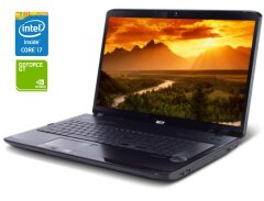 Ноутбук Acer Aspire 8940G / 17.3" (1920x1080) TN / Intel Core i7-720QM (4 (8) ядра по 1.6 - 2.8 GHz) / 8 GB DDR3 / 128 GB SSD + 500 GB HDD / nVidia GeForce GT 240M, 1 GB GDDR3, 128-bit / WebCam / DVD-RW