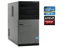 ПК Б-класс Dell OptiPlex 3010 Tower / Intel Core i5-3470 (4 ядра по 3.2 -3.6 GHz) / 8 GB DDR3 / 256 GB SSD / AMD Radeon HD 5450, 1 GB DDR3, 64 bit / DVD-RW + USB-флешка 64 GB