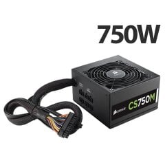 Блок живлення Corsair CS750M / 750W / 1x 20+4, 1x 4+4, 4x 6+2 pin