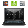 Игровой ноутбук Asus TUF Gaming A17 FA706QE / 17.3" (1920x1080) IPS / AMD Ryzen 7 5800H (8 (16) ядер по 3.2 - 4.4 GHz) / 16 GB DDR4 / 512 GB SSD / nVidia GeForce RTX 3050 Ti, 4 GB GDDR6, 128-bit / WebCam / Windows 10