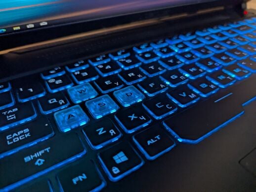 Игровой ноутбук Asus TUF Gaming A17 FA706QE / 17.3" (1920x1080) IPS / AMD Ryzen 7 5800H (8 (16) ядер по 3.2 - 4.4 GHz) / 16 GB DDR4 / 512 GB SSD / nVidia GeForce RTX 3050 Ti, 4 GB GDDR6, 128-bit / WebCam / Windows 10