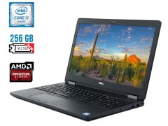 Игровой ноутбук Dell Latitude E5570 / 15.6" (1920x1080) IPS / Intel Core i7-6820HQ (4 (8) ядра по 2.7 - 3.6 GHz) / 16 GB DDR4 / 256 GB SSD M.2 NEW / AMD Radeon R7 M370, 2 GB GDDR5, 128-bit / WebCam / HDMI