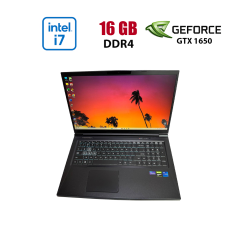 Ігровий ноутбук СyberpowerPC Tracer V Gaming L17G GM7TG5R / 15.6" (1920x1080) IPS / Intel Core i7-11800H (8 (16) ядер по 2.3 - 4.6 GHz) / 16 GB DDR4 / 512 GB SSD / nVidia GeForce GTX 1650, 4 GB GDDR5, 128-bit / WebCam