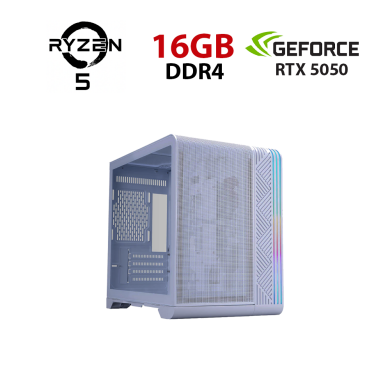 Ігровий ПК STALKER (VT5 White) Tower / AMD Ryzen 5 5500 (6 (12) ядер по 3.6 - 4.2 GHz) / 16 GB DDR4 / 256 GB SSD + 1000 GB HDD / nVidia GeForce RTX 5050, 8 GB GDDR7, 128-bit Ігровий ПК STALKER (VT5 White) Tower / AMD Ryzen 5 5500 (6 (12) ядер по 3.6 - 4.2 GHz) / 16 GB DDR4 / 256 GB SSD + 1000 GB HDD / nVidia GeForce RTX 5050, 8 GB GDDR7, 128-bit