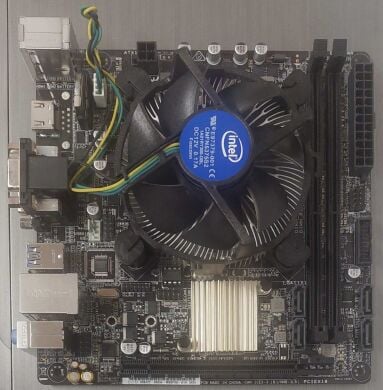 Комплект: материнская плата Asus H110I-PLUS / Intel Core i5-7400 (4 ядра по 3.0 - 3.5 GHz) / Intel HD Graphics 630 / Socket LGA1151 / Кулер