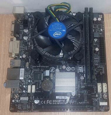 Комплект: Материнская плата Gigabyte GA-H81M-S2V / Intel Core i5-4440 (4 ядра по 3.1 - 3.3 GHz) / 8 GB DDR3 / Intel HD Graphics 2500 / Socket LGA1155 / Кулер