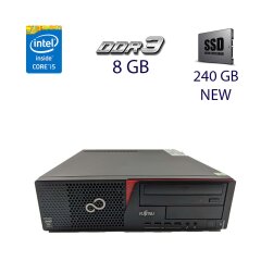 Компьютер Fujitsu Esprimo E720 SFF / Intel Core i5-4570 (4 ядра по 3.2 - 3.6 GHz) / 8 GB DDR3 / 240 GB SSD NEW