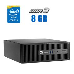Комп'ютер HP ProDesk 400 G2.5 SFF / Intel Core i3-4170 (2 (4) ядра по 3.7 GHz) / 8 GB DDR3 / 120 GB SSD / Intel HD Graphics 4400