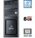 Компьютер Terra Tower / Intel Core i5-9500 (6 ядер по 3.0 - 4.4 GHz) / 8 GB DDR4 / 240 GB SSD / Intel UHD Graphics 630 / 400W / DVD-RW / DisplayPort / HDMI купить