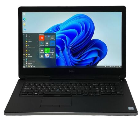 Мобільна робоча станція Dell Precision 7710 / 17.3" (1920x1080) TN / Intel Core i7-6920HQ (4 (8) ядра по 2.9 - 3.8 GHz) / 16 GB DDR4 / 256 GB SSD M.2 + 500 GB HDD / nVidia Quadro M3000M, 4 GB GDDR5, 256-bit / Windows 10 Pro