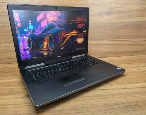 Мобільна робоча станція Dell Precision 7720 / 17.3" (1920x1080) IPS / Intel Core i7-6820HQ (4 (8) ядра по 2.7 - 3.6 GHz) / 32 GB DDR4 / 512 GB SSD + 500 GB HDD / nVidia Quadro P3000, 6 GB GDDR5, 192-bit / WebCam / Windows 10