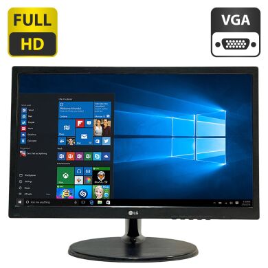Монитор LG 22M38A-B / 22" (1920x1080) TN / VGA / VESA 75x75