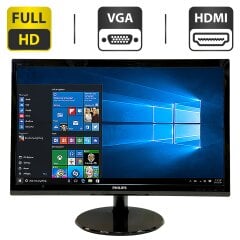 Монітор Philips 246V5L / 24" (1920x1080) TN / VGA, HDMI, Audio / VESA 100x100