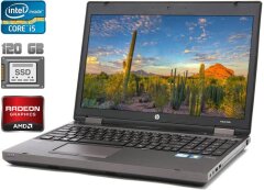 Ноутбук Б-класс HP ProBook 6560b / 15.6" (1600x900) TN / Intel Core i5-2410M (2 (4) ядра по 2.3 - 2.9 GHz) / 4 GB DDR3 / 120 GB SSD / AMD Radeon HD 6470M, 512 MB DDR3, 64-bit / WebCam / DVD-RW / DisplayPort