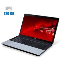 Ноутбук Б-клас Packard Bell EG70BZ / 17.3" (1600x900) TN / AMD E-300 (2 ядра по 1.3 GHz) / 4 GB DDR3 / 120 GB SSD / AMD Radeon HD 6310 Graphics / DVD-ROM 
