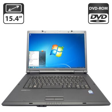Ноутбук Fujitsu Esprimo Mobile V5535 / 15.4" (1024x768) TN / Intel Core 2 Duo T5750 (2 ядра по 2.0 GHz) / 4 GB DDR2 / 250 GB HDD / Intel Graphics / DVD-ROM / АКБ не тримає Ноутбук Fujitsu Esprimo Mobile V5535 / 15.4" (1024x768) TN / Intel Core 2 Duo T5750 (2 ядра по 2.0 GHz) / 4 GB DDR2 / 250 GB HDD / Intel Graphics / DVD-ROM / АКБ не тримає