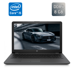 Ноутбук HP 250 G6 / 15.6" (1366x768) TN / Intel Core i5-7200U (2 (4) ядра по 2.5 - 3.1 GHz) / 8 GB DDR4 / 256 GB SSD / Intel HD Graphics 620 / WebCam / HDMI