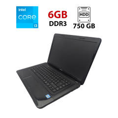 Ноутбук HP Compaq CQ58 / 15.6" (1366x768) TN / Intel Core i3-2328M (2 (4) ядра по 2.2 GHz) / 6 GB DDR3 / 750 GB HDD / Intel HD Graphics 3000 / WebCam