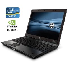 Ноутбук HP EliteBook 8740w / 17" (1920x1200) TN / Intel Core i5-540M (2 (4) ядра по 2.53 - 3.07 GHz) / 8 GB DDR3 / 256 GB SSD / nVidia Quadro FX 2800M, 1 GB GDDR3, 256-bit / WebCam