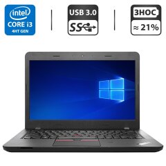 Ноутбук Lenovo ThinkPad E450 / 14" (1366x768) TN / Intel Core i3-4005U (2 (4) ядра по 1.7 GHz) / 8 GB DDR3 / 320 GB HDD NEW / Intel HD Graphics 4400 / WebCam