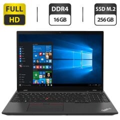 Ноутбук Lenovo ThinkPad T16 Gen 1 / 16" (1920x1080) IPS&nbsp;/ Intel Core i7-1265U (10 (12) ядер по 3.6 - 4.8 GHz) / 16 GB DDR4 / 256 GB SSD M.2 / Intel Iris Xe Graphics / WebCam