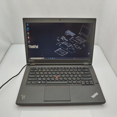 Ноутбук Lenovo ThinkPad T440p / 14" (1600x900) TN / Intel Core i5-4300M (2 (4) ядра по 2.6 - 3.3 GHz) / 8 GB DDR3 / 256 GB SSD / WebCam / DVD-ROM Ноутбук Lenovo ThinkPad T440p / 14" (1600x900) TN / Intel Core i5-4300M (2 (4) ядра по 2.6 - 3.3 GHz) / 8 GB DDR3 / 256 GB SSD / WebCam / DVD-ROM
