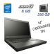 Ноутбук Lenovo ThinkPad T440p / 14" (1600x900) TN / Intel Core i5-4300M (2 (4) ядра по 2.6 - 3.3 GHz) / 8 GB DDR3 / 256 GB SSD / WebCam / DVD-ROM купити