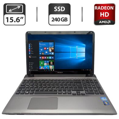 Ноутбук Sony VAIO SVE 151C / 15.6" (1366x768) TN / Intel Core i7-3612QM (4 (8) ядра по 2.1 - 3.1 GHz) / 8 GB DDR3 / 240 GB SSD / AMD Radeon HD 7550M, 1 GB GDDR3, 128-bit / WebCam / DVD-ROM Ноутбук Sony VAIO SVE 151C / 15.6" (1366x768) TN / Intel Core i7-3612QM (4 (8) ядра по 2.1 - 3.1 GHz) / 8 GB DDR3 / 240 GB SSD / AMD Radeon HD 7550M, 1 GB GDDR3, 128-bit / WebCam / DVD-ROM