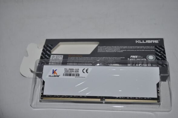 Нова оперативна пам'ять для ПК Kllisre / 16 GB / 2Rx4 / DDR4 / 3200 MHz