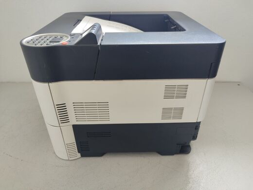 Принтер Kyocera Ecosys FS-4100DN / Лазерная монохромная печать / 1200x1200 dpi / A4 / 45 стр/мин / USB, Ethernet / Дуплекс / Кабели в комплекте