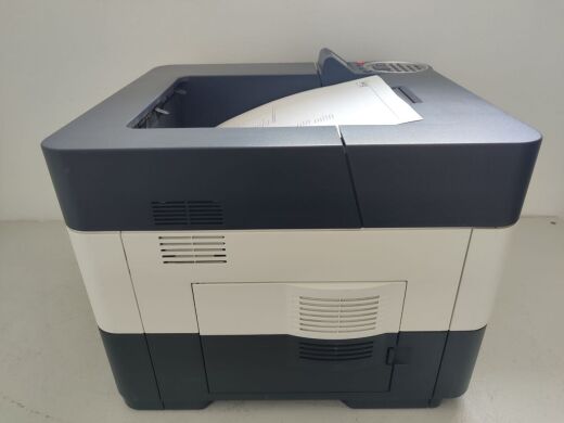 Принтер Kyocera Ecosys FS-4100DN / Лазерная монохромная печать / 1200x1200 dpi / A4 / 45 стр/мин / USB, Ethernet / Дуплекс / Кабели в комплекте
