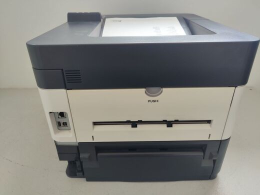 Принтер Kyocera Ecosys FS-4100DN / Лазерная монохромная печать / 1200x1200 dpi / A4 / 45 стр/мин / USB, Ethernet / Дуплекс / Кабели в комплекте