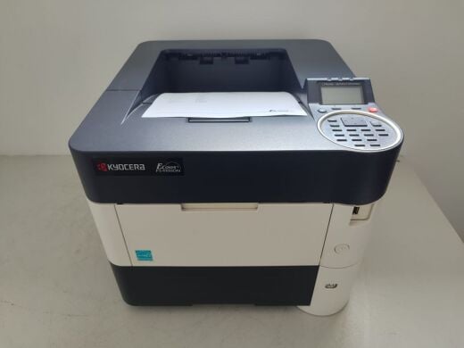 Принтер Kyocera Ecosys FS-4100DN / Лазерная монохромная печать / 1200x1200 dpi / A4 / 45 стр/мин / USB, Ethernet / Дуплекс / Кабели в комплекте