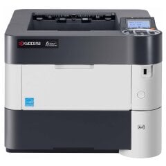 Принтер Kyocera Ecosys FS-4100DN / Лазерная монохромная печать / 1200x1200 dpi / A4 / 45 стр/мин / USB, Ethernet / Дуплекс / Кабели в комплекте