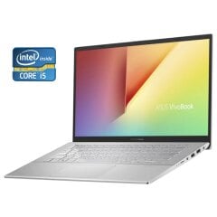 Ультрабук Б-клас Asus VivoBook 14 F412FA / 14" (1920x1080) TN / Intel Core i5-8265U (4 (8) ядра по 1.6 - 3.9 GHz) / 8 GB DDR4 / 256 GB SSD / Intel UHD Graphics / WebCam / Win 10 Home