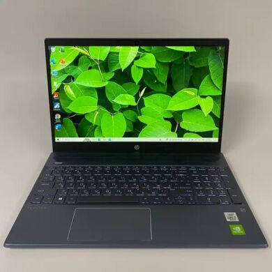 Ультрабук Б-клас HP Pavilion 15-cs3 / 15.6" (1920x1080) IPS Touch / Intel Core i7-1065G7 (4 (8) ядра по 1.3 - 3.9 GHz) / 16 GB DDR4 / 512 GB SSD / nVidia GeForce MX250, 4 GB GDDR5, 64-bit / WebCam / HDMI