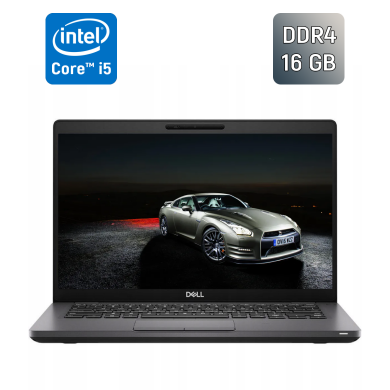 Ультрабук Dell Latitude 5400 / 14" (1920x1080) IPS / Intel Core i5-8365U (4 (8) ядра по 1.6 - 4.1 GHz) / 16 GB DDR4 / 256 GB SSD / Intel UHD Graphics / SIM / WebCam / HDMI