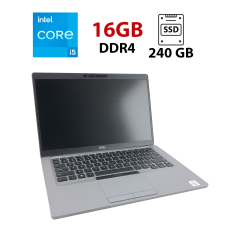 Ультрабук Dell Latitude 5410 / 14" (1920x1080) IPS Touch / Intel Core i5-10310U (4 (8) ядра по 1.7 - 4.4 GHz) / 16 GB DDR4 / 240 GB SSD / Intel UHD Graphics / USB 3.1 / HDMI