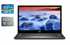 Ультрабук Dell Latitude 7490 / 14" (1920x1080) IPS / Intel Core i5-8250U (4 (8) ядра по 1.6 - 3.4 GHz) / 16 GB DDR4 / 256 GB SSD / Intel UHD Graphics 620 / WebCam / SIM