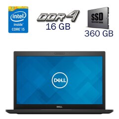 Ультрабук Dell Latitude 7490 / 14" (1920x1080) IPS / Intel Core i5-8350U (4 (8) ядра по 1.7 - 3.6 GHz) / 16 GB DDR4 / 360 GB SSD / Intel UHD Graphics 620 / WebCam + Бездротова мишка