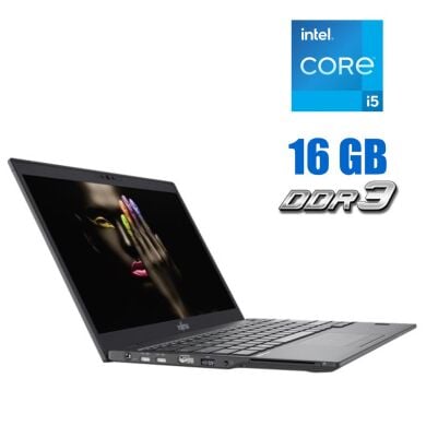 Ультрабук Fujitsu LifeBook U9310X / 13.3" (1920x1080) IPS Touch / Intel Core i5-10210U (4 (8) ядра по 1.6 - 4.2 GHz) / 16 GB DDR3 / 512 GB SSD / Intel UHD Graphics / WebCam