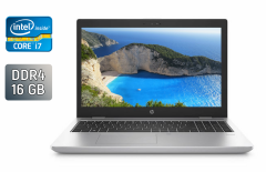 Ультрабук HP ProBook 650 G4 / 15.6" (1920x1080) IPS / Intel Core i7-8850H (6 (12) ядра по 2.6 - 4.3 GHz) / 16 GB DDR4 / 256 GB SSD / Intel UHD Graphics 630 / Fingerprint / WebCam