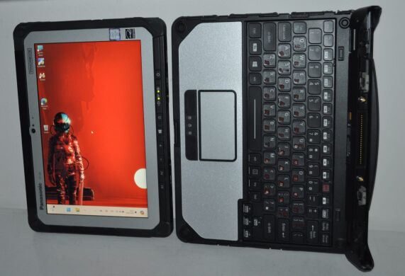 Защищенный нетбук-трансформер Panasonic Toughbook CF-20 MK2 / 10.1" (1920x1200) IPS Touch / Intel Core m5-6Y57 (2 (4) ядра по 1.1 - 2.8 GHz) / 8 GB DDR3 / 120 GB SSD / Intel HD Graphics 615 / WebCam 2 MP + 8 MP / Windows 11 Pro