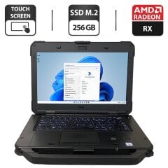 Захищений ноутбук Dell Latitude 5420 Rugged / 14" (1920x1080) IPS Touch / Intel Core i5-8350U (4 (8) ядра по 1.7 - 3.6 GHz) / 16 GB DDR4 / 256 GB SSD M.2 / AMD Radeon RX 540, 4 GB GDDR5, 128-bit / WebCam / Стилус / Два АКБ