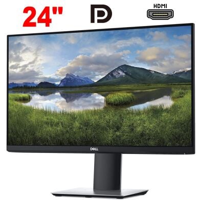 Монитор Dell P2421D / 24" (2560x1440) IPS / 1x HDMI, 1x DP, 3x USB 3.0, 2x USB 2.0 / VESA 100x100 / Pivot